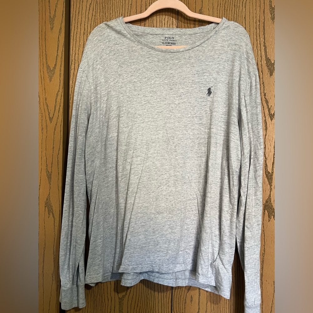 Polo by Ralph Lauren Light Gray long sleeve